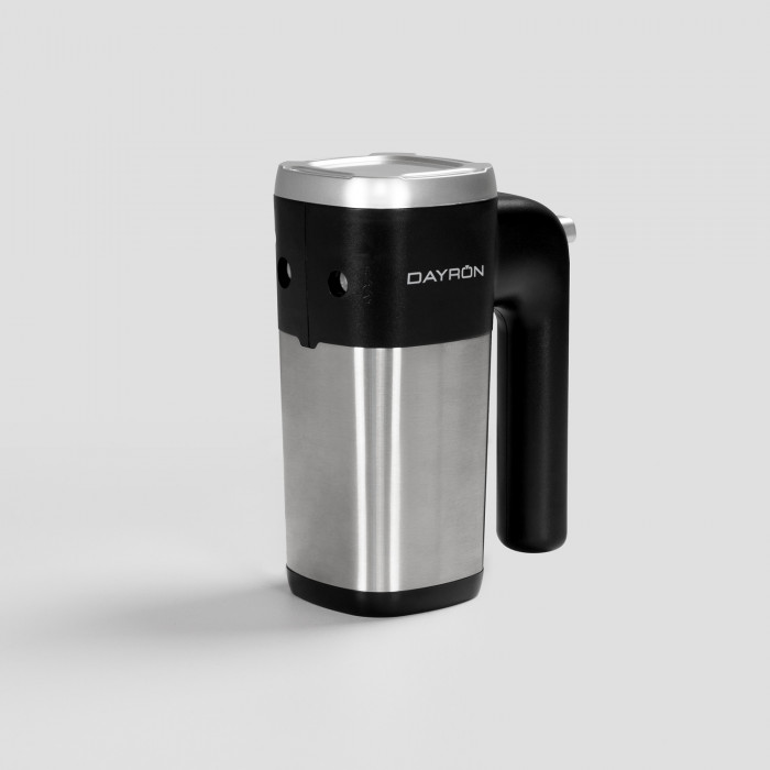 BATIDORA DE MANO RETRO MULTIFUNCION 500W NEGRO PLATA DAYRON