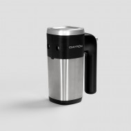 BATIDORA DE MANO RETRO MULTIFUNCION 500W NEGRO PLATA DAYRON