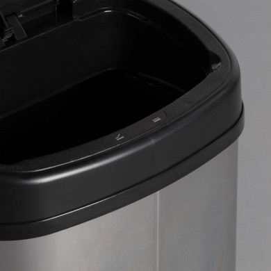 PAPELERA 9L. SENSOR ACERO INOX. /NEGRO DAYRON PAPELERA 9L. SENSOR ACERO INOX. /NEGRO DAYRON