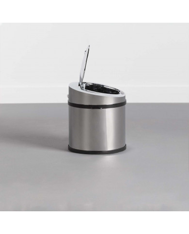 PAPELERA 6L. SENSOR ACERO INOX. CIRCULAR DAYRON