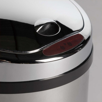 PAPELERA 6L. SENSOR ACERO INOX. CIRCULAR DAYRON PAPELERA 6L. SENSOR ACERO INOX. CIRCULAR DAYRON