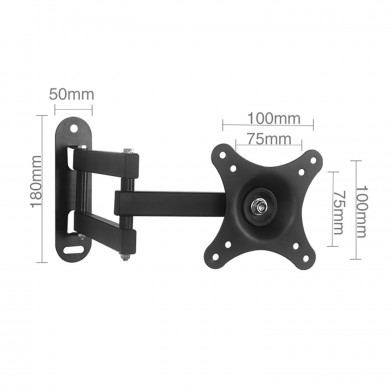 SOPORTE ARTICULADO TV 10"-26" 10KG PARED BRAZO ARTICULADO TOPLOK CJ.1