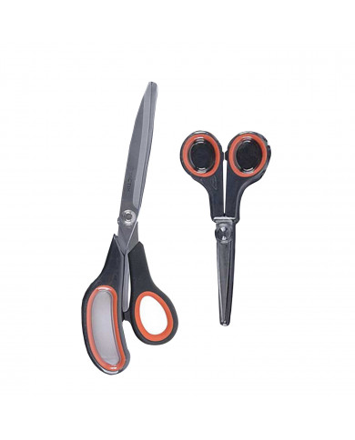 JUEGO 2 TIJERAS MULTIUSOS-PROFESIONAL INOX 140mm&275mm