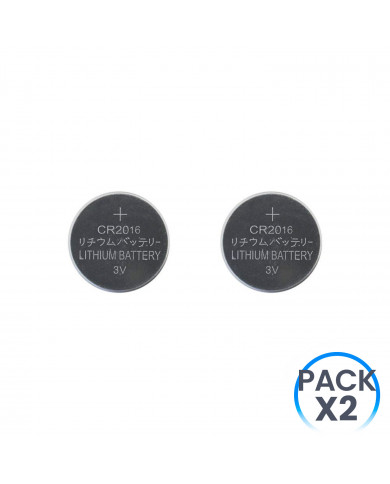 PILA LITIO BOTON CR2016 3V PACK 2