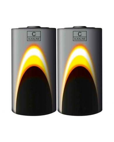 PILA ALCALINA LR20 1,5V DAYRON PACK.2