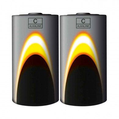 PILA ALCALINA LR20 1,5V DAYRON PACK.2