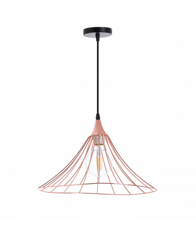 LAMPARA OPOLE ORO ROSA 40X40X18CM SEVEN ON DECO