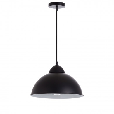 LAMPARA ALUMINIO MIELEC NEGRO 30X30X18CM SEVEN ON DECO