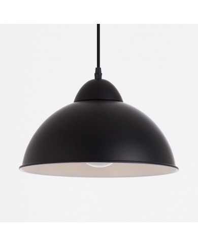 LAMPARA ALUMINIO MIELEC NEGRO 30X30X18CM SEVEN ON DECO