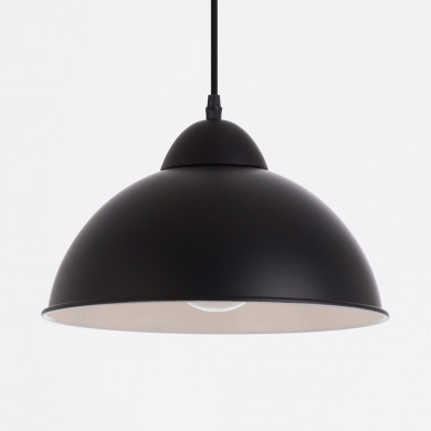 LAMPARA ALUMINIO MIELEC NEGRO 30X30X18CM SEVEN ON DECO