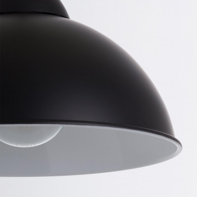 LAMPARA ALUMINIO MIELEC NEGRO 30X30X18CM SEVEN ON DECO