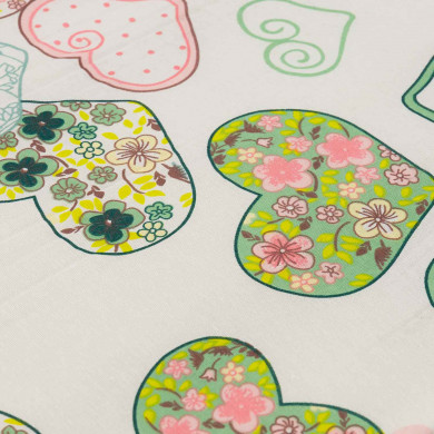 TABLA DE PLANCHAR CORAZONES 33x105cm 7HOUSE