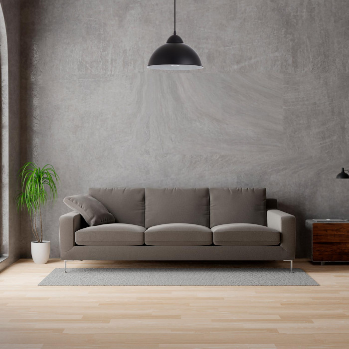 LAMPARA ALUMINIO MIELEC NEGRO 30X30X18CM SEVEN ON DECO