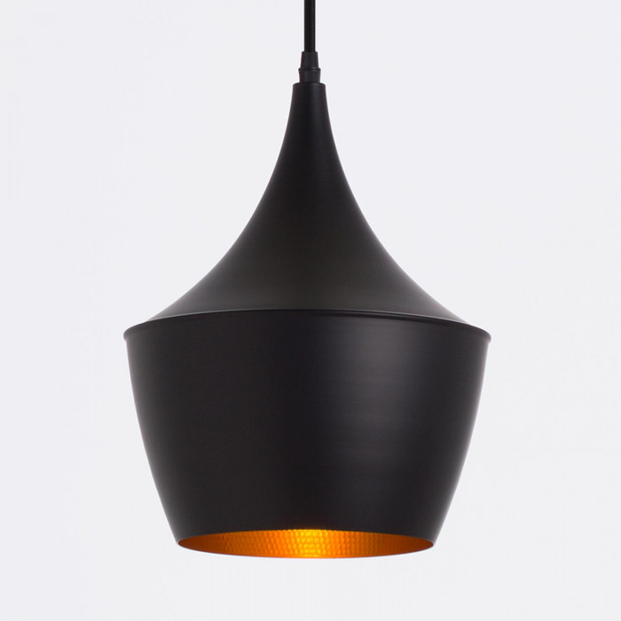 LAMPARA ALUMINIO RADOM NEGRO 24X24X28CM SEVEN ON DECO