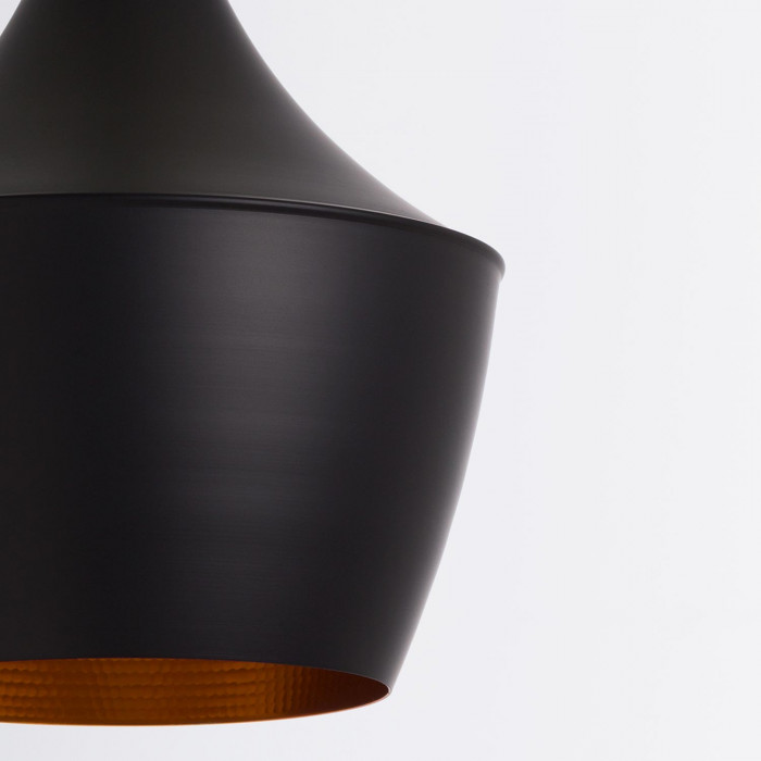 LAMPARA ALUMINIO RADOM NEGRO 24X24X28CM SEVEN ON DECO