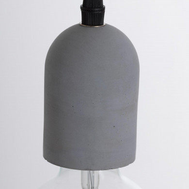 LAMPARA HORMIGON BYTOM NATURAL 5.5x5.5x8CM SEVEN ON DECO