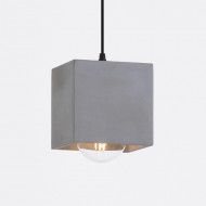 LAMPARA HORMIGON LEGNICA 14X14X14CM SEVEN ON DECO