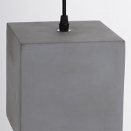 LAMPARA HORMIGON LEGNICA 14X14X14CM SEVEN ON DECO