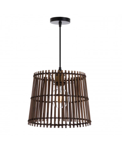 LAMPARA BAMBU BIELSKO 30X30X25CM SEVEN ON DECO