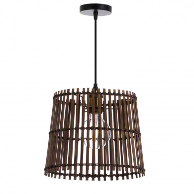 LAMPARA BAMBU BIELSKO 30X30X25CM SEVEN ON DECO