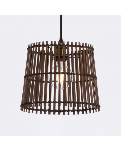 LAMPARA BAMBU BIELSKO 30X30X25CM SEVEN ON DECO