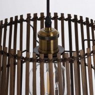 LAMPARA BAMBU BIELSKO 30X30X25CM SEVEN ON DECO