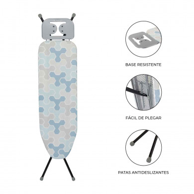 TABLA DE PLANCHAR GEOMETRICO 33x105cm 7HOUSE