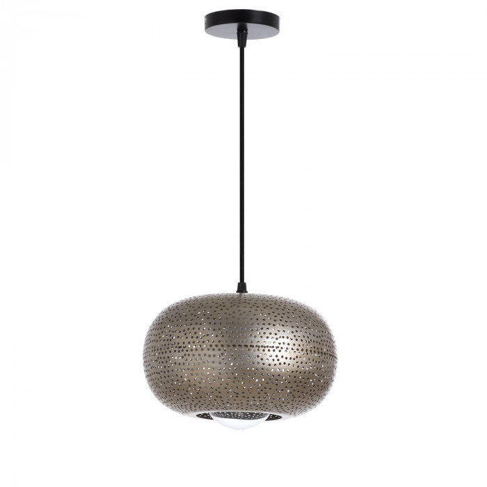 LAMPARA SILESIA DORADO 25X25X15CM SEVEN ON DECO