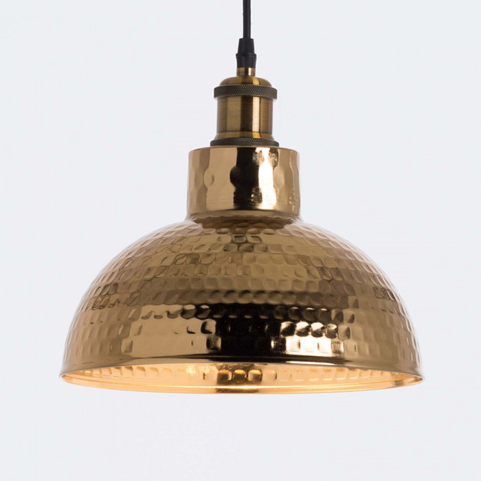 LAMPARA KUTNO DORADO 26X26X16CM SEVEN ON DECO