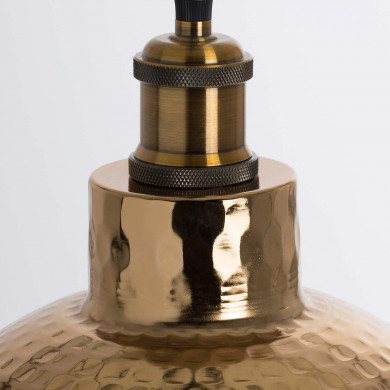 LAMPARA KUTNO DORADO 26X26X16CM SEVEN ON DECO