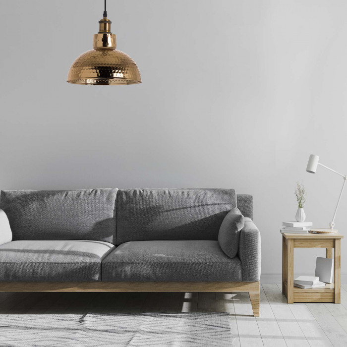 LAMPARA KUTNO DORADO 26X26X16CM SEVEN ON DECO