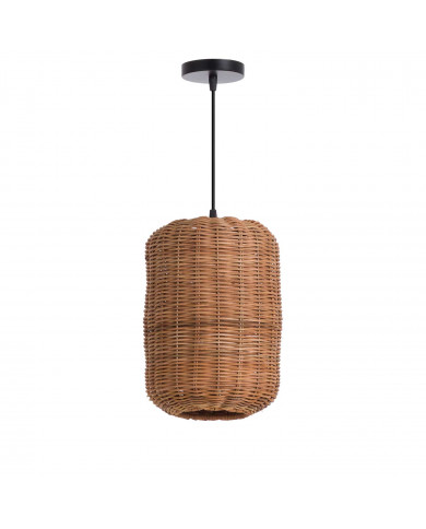 LAMPARA DE RATTAN LAN NATURAL 20X30CM SEVEN ON DECO