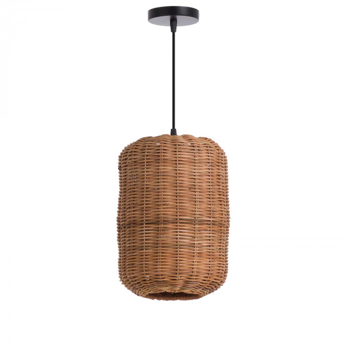 LAMPARA DE RATTAN LAN NATURAL 20X30CM SEVEN ON DECO