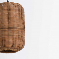 LAMPARA DE RATTAN LAN NATURAL 20X30CM SEVEN ON DECO