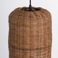 LAMPARA DE RATTAN LAN NATURAL 20X30CM SEVEN ON DECO