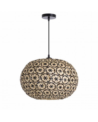 LAMPARA DE BAMBU BAY 40X25CM SEVEN ON DECO