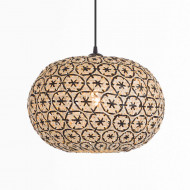 LAMPARA DE BAMBU BAY 40X25CM SEVEN ON DECO