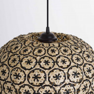 LAMPARA DE BAMBU BAY 40X25CM SEVEN ON DECO