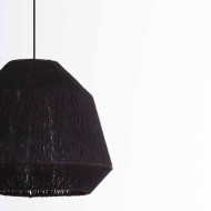 LAMPARA MAI NEGRO 41X35CM SEVEN ON DECO