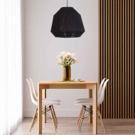 LAMPARA MAI NEGRO 41X35CM SEVEN ON DECO