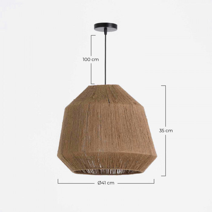 LAMPARA MAI NATURAL 41X35CM SEVEN ON DECO