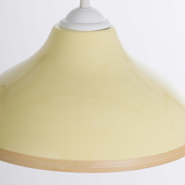 LAMPARA DE BAMBU TUYET AMARILLO 30X14.5 SEVEN ON DECO