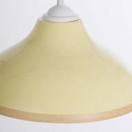 LAMPARA DE BAMBU TUYET AMARILLO 30X14.5 SEVEN ON DECO