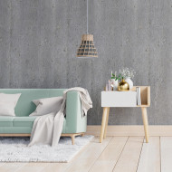 LAMPARA KUMIKO RATTAN-ALUMINIO GRIS DN18X18.5CM SEVEN ON DECO