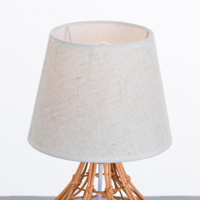 LAMPARA DE MESA DALAI RATTAN COLOR MIEL DN20X40CM SEVEN ON DECO