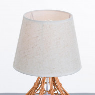 LAMPARA DE MESA DALAI RATTAN COLOR MIEL DN20X40CM SEVEN ON DECO