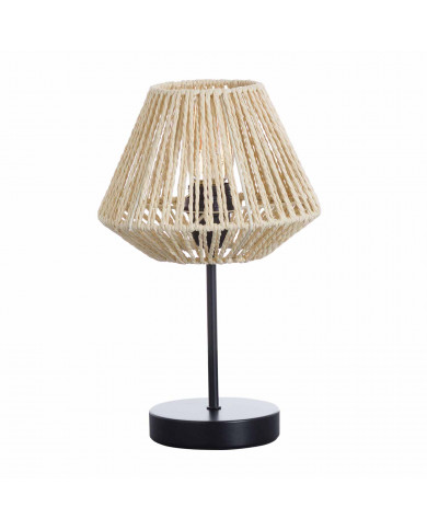 LAMPARA DE MESA XIA CUERDA DE PAPEL-METAL DN20.5X34CM SEVEN ON DECO