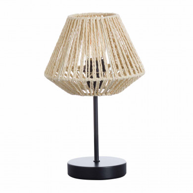 LAMPARA DE MESA XIA CUERDA DE PAPEL-METAL DN20.5X34CM SEVEN ON DECO