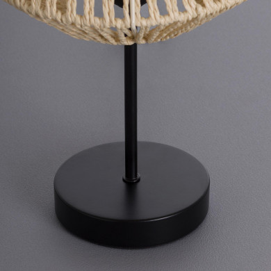 LAMPARA DE MESA XIA CUERDA DE PAPEL-METAL DN20.5X34CM SEVEN ON DECO