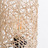 LAMPARA DE MESA MEI METAL-RATTAN NATURAL DN13.5X39.5CM SEVEN ON DECO